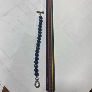 King baby blue lapis bracelet with clasp